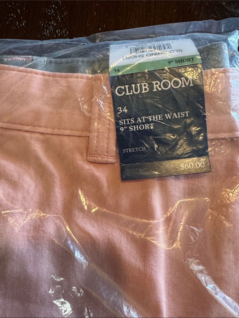 NWTMen's Regular-Fit 9" 4-Way Stretch Shorts in Pink